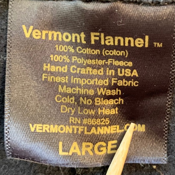 The Vermont Flannel Co Black Plaid Leggings Lounge Pants Women's Large - Picture 4 of 11